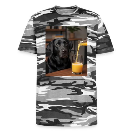 Golden Retriever Chill Juice Vibes - Unisex Camo Tee