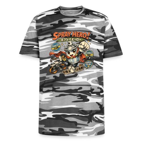 Analog Supplies Retro Film Camera Hero - Unisex Camo Tee