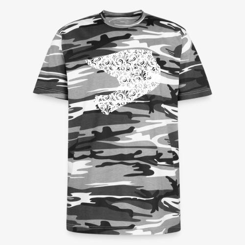Floral Helmet - Unisex Camo Tee
