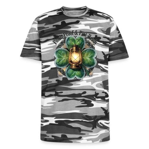 Pinch-Proof Lantern Clover T-Shirt - Unisex Camo Tee