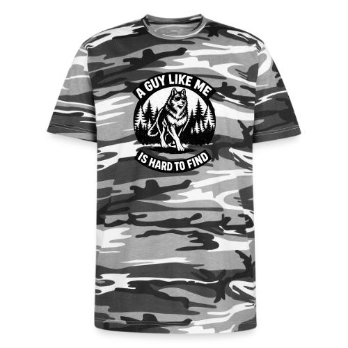 Funny Wolf Shirt – Hard to Find Retro Tee - Unisex Camo Tee