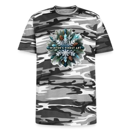 Intricate Frozen Evergreen T-Shirt - Unisex Camo Tee