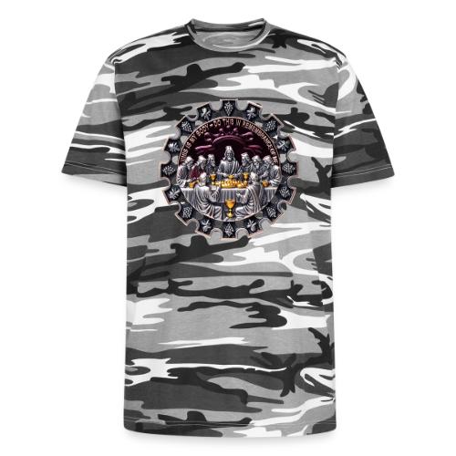 Last Supper Communion T Shirt, Faith Gift - Unisex Camo Tee
