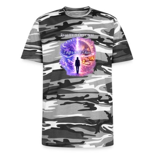 Reality Is Optional Cosmic Reality Shifting Portal - Unisex Camo Tee