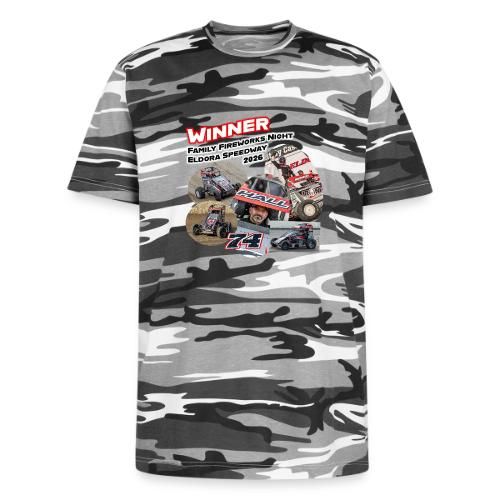 Luke Hall - Eldora Speedway FFN#1 Design 2 - Unisex Camo Tee