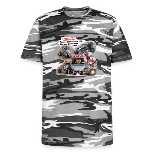 Luke Hall - Eldora Speedway FFN#1 Design 1 - Unisex Camo Tee