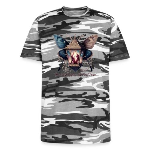 Guiding Light Eternal Flame Lantern Romance Gifts - Unisex Camo Tee