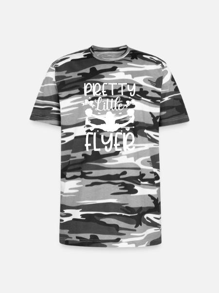 Pretty little flyer - Unisex Camo Tee - black camo