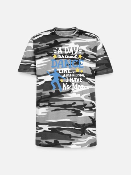 Dance Dancer Dancing - Unisex Camo Tee - black camo