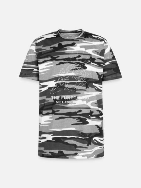 The Functional Melancholic - Unisex Camo Tee - black camo