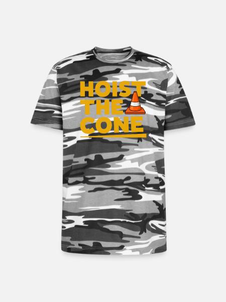 Hoist The Cone - Unisex Camo Tee - black camo