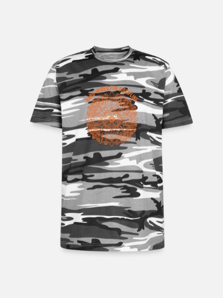 Engineer Discipline Tech Emblem - Unisex Camo Tee - black camo
