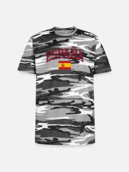 España Arch Banner International football - Unisex Camo Tee - black camo