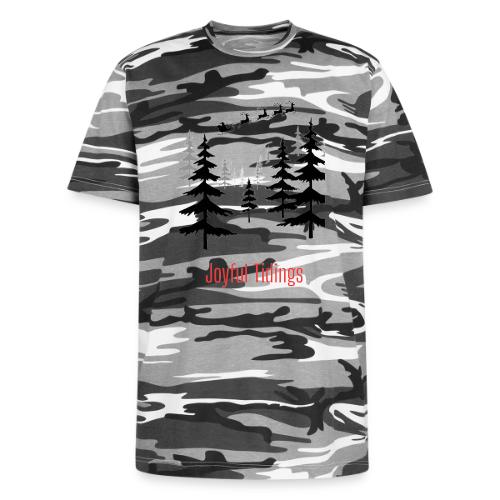 Joyful Tidings Christmas T-Shirt - Unisex Camo Tee