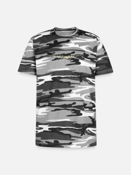 C-130 Herkules - Unisex Camo Tee - black camo