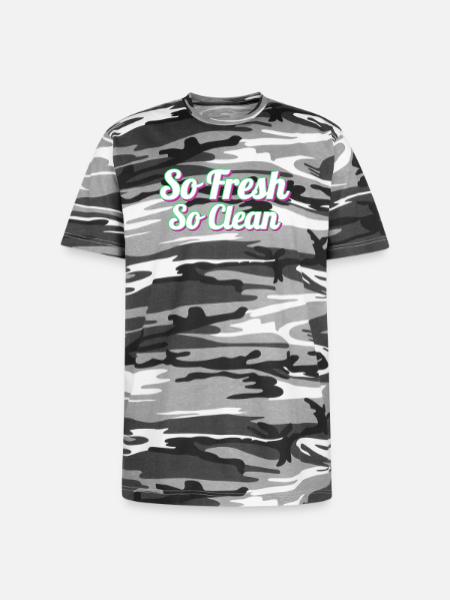 So Fresh So Clean - Unisex Camo Tee - black camo