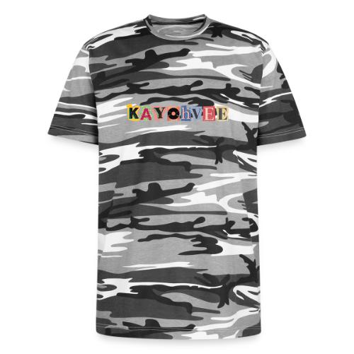 KAYOHVEE SCRAPBOOK CAMO (Double Sided + Sleeve) - Unisex Camo Tee