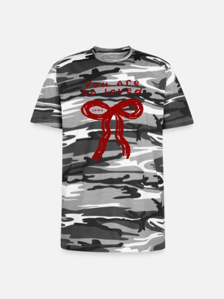 You Are So Loved - Unisex Camo Tee - black camo