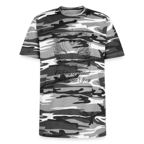 Poetic Swan T-Shirt - Unisex Camo Tee