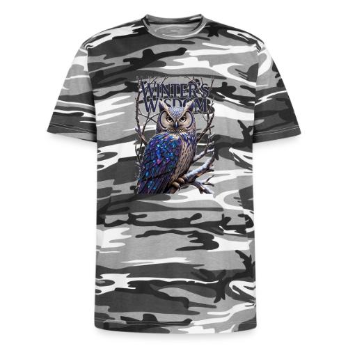 Crystalized Forest Owl T-Shirt - Unisex Camo Tee