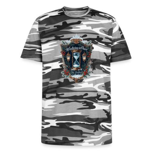 Wintering in Peace (No Visitors) T-Shirt - Unisex Camo Tee