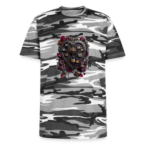 My Heart Permanently on Vacation T-Shirt - Unisex Camo Tee