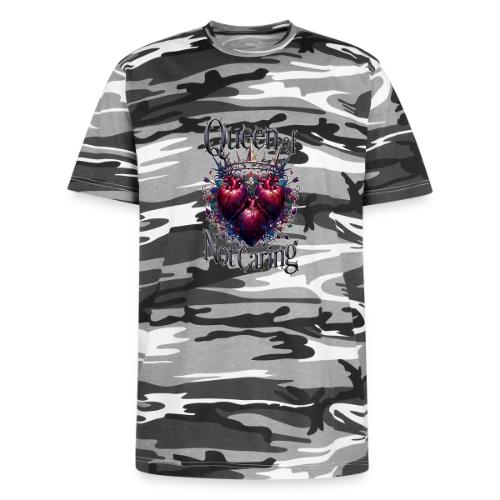 Queen of Not Caring T-Shirt - Unisex Camo Tee