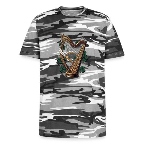 Emerald Harp Shenanigans T-Shirt - Unisex Camo Tee