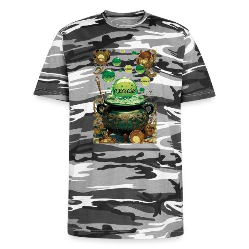 Emerald Excuses Cauldron Graphic Tee - Unisex Camo Tee
