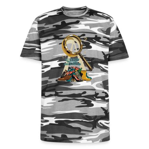 Lost Item Locator T Shirt, Professional Finder Mug - Unisex Camo Tee