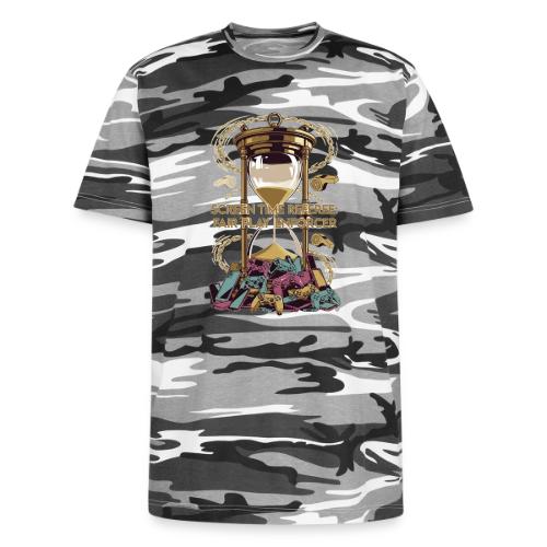 Screen Time Referee T Shirt, Fair Play Enforcer - Unisex Camo Tee