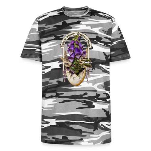 Spring Serenity Foxglove Tee, Easter Gift for wife - Unisex Camo Tee