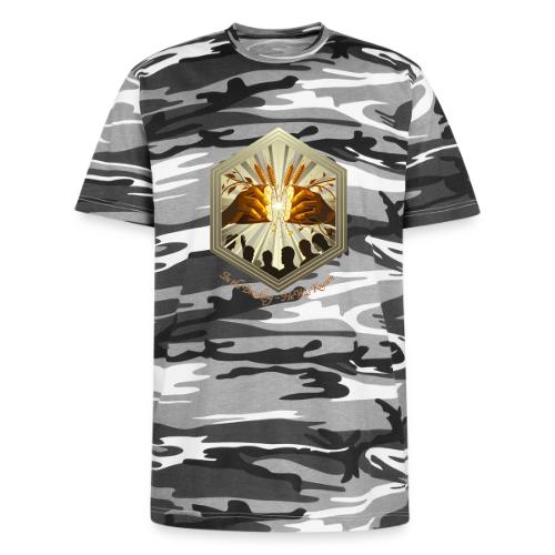 Easter Eternal Bread Breaking Tee,Recognition Gift - Unisex Camo Tee