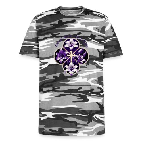 Easter Eternal Bloom Lily Crown T Shirt, Gift - Unisex Camo Tee