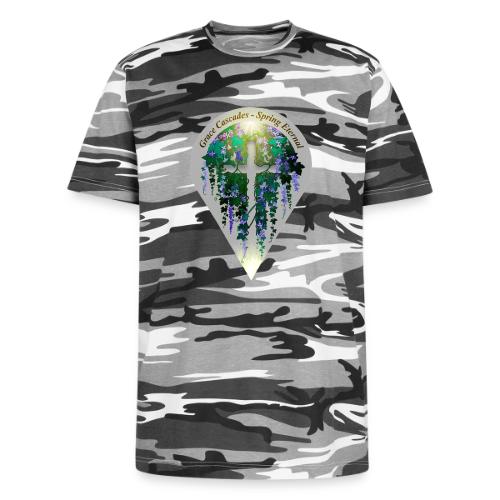 Easter Grace Cascades Vine T Shirt, Renewal Gift - Unisex Camo Tee