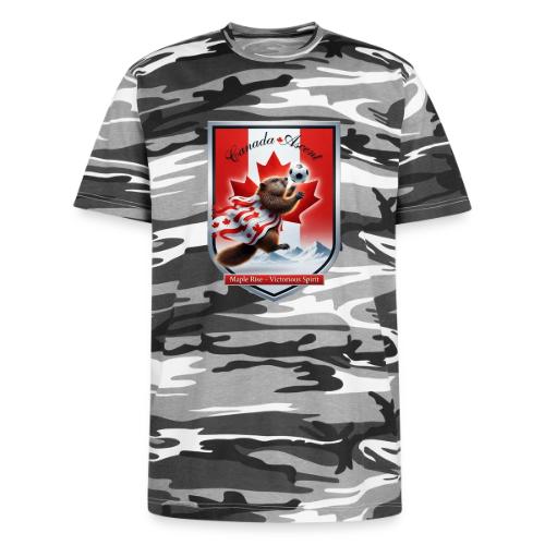 Canada Beaver Ascent T-Shirt, Canadian Pride Gift - Unisex Camo Tee
