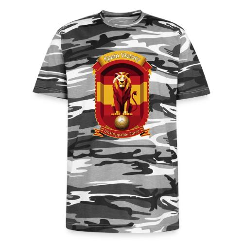 Spain Lion Victory T-Shirt, Flag Pride Crest Gift - Unisex Camo Tee