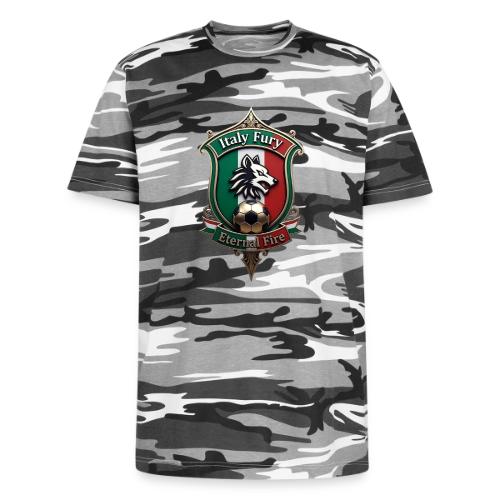 Italy heritage Wolf Fury Tee, Pride Badge Gift - Unisex Camo Tee