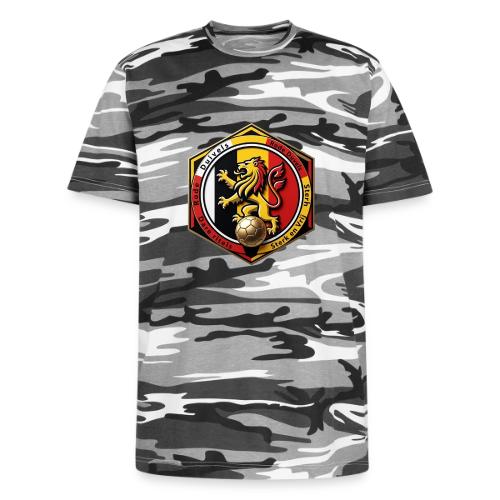 Belgium Lion Valor T-Shirt, Belgian Pride Gift - Unisex Camo Tee