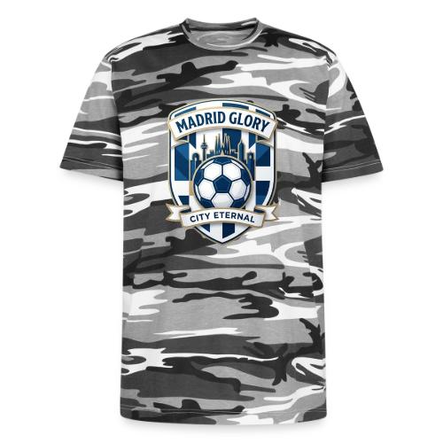 Madrid Skyline Glory T Shirt, Madrid Fan Gift - Unisex Camo Tee