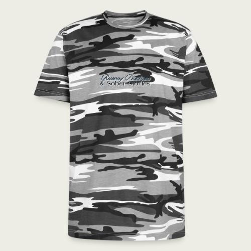 Recovery Dialogues and Sober Stories Official Logo - Unisex Camo Tee