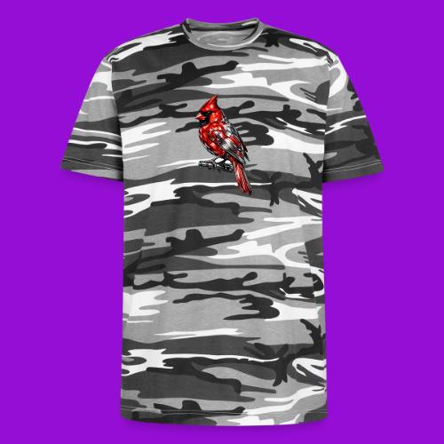 Silver Cardinal - Unisex Camo Tee