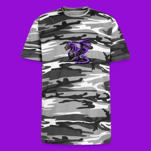 Neon Dragon at Rest - Unisex Camo Tee