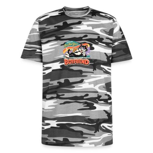 Sassy Cat Pride Pizza Retro Comic - Unisex Camo Tee