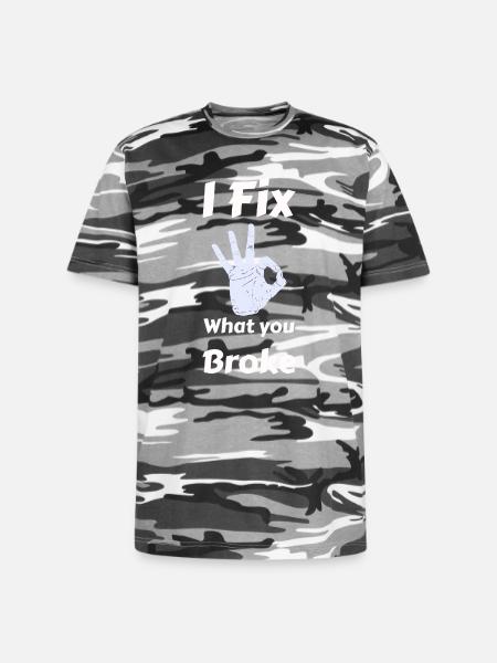 Mechanic - Unisex Camo Tee - black camo
