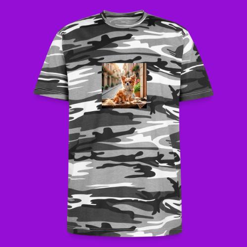 Morning coffee Chihuahua - Unisex Camo Tee