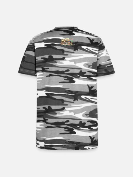 Nervy Brothers: Young and Free - Unisex Camo Tee - black camo