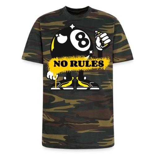 No Rules 8 Ball - Unisex Camo Tee