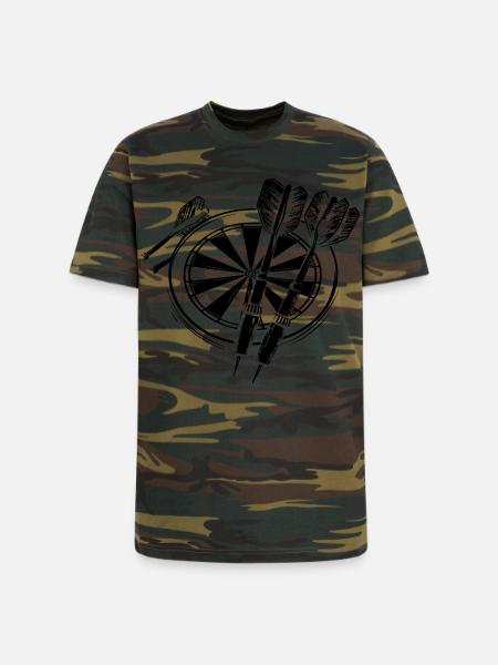 Darts - Unisex Camo Tee - green camo
