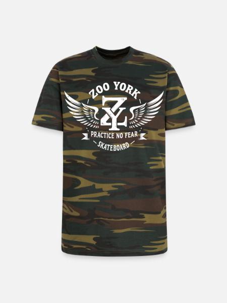 Zoo York Wings - Unisex Camo Tee - green camo
